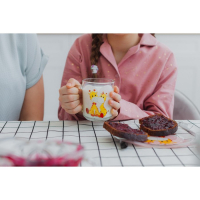 Набор детской посуды Доляна &laquo;Жирафы&raquo;, 3 предмета: миска 450 мл, тарелка d=20 см, кружка 200 мл