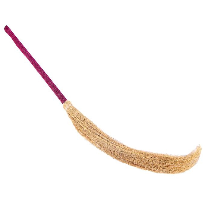 Метла &laquo;Баба-Яга&raquo;, цветная ручка, 100 см