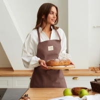 Фартук Этель "Kitchen" 60х70 см, цвет коричневый, 100% хлопок, саржа 220 г/м2 Фартук Этель "Kitchen" 60х70 см, цвет коричневый, 100% хлопок, саржа 220 г/м2