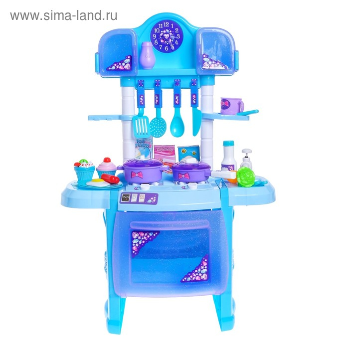 Игровой модуль «Волшебная кухня» с аксессуарами, световые и звуковые эффекты, бежит вода из крана Игровой модуль «Волшебная кухня» с аксессуарами, световые и звуковые эффекты, бежит вода из крана