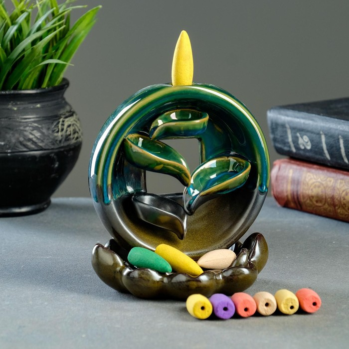 Подставка для благовоний Подставка для благовоний "Водопад в шаре" 16х20х14см