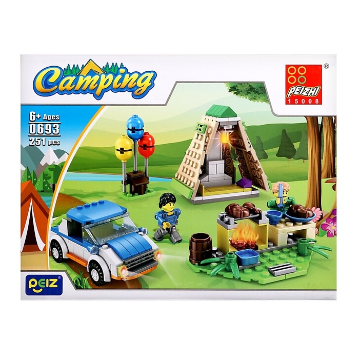 Конструктор На природе &laquo;Пикник у костра&raquo;, 251 деталь