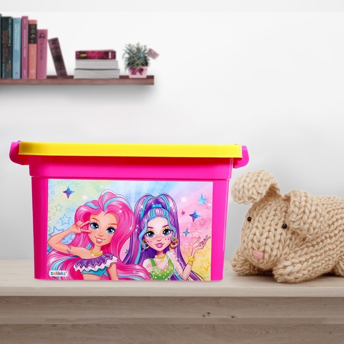 Ящик для хранения игрушек «Модницы», 6,5 л Ящик для хранения игрушек «Модницы», 6,5 л