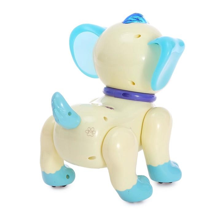 Робот собака «Умный питомец» ZHORYA, на пульте управления, интерактивный: звук, свет, танцующий, музыкальный, на батарейках, на русском языке, бежево-коричневый Робот собака «Умный питомец» ZHORYA, на пульте управления, интерактивный: звук, свет, танцующий, музыкальный, на батарейках, на русском языке, бежево-коричневый