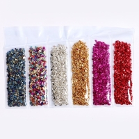 Крошка стеклянная для эпоксидной смолы, набор 6 цветов, вес 1 цвета &mdash; 5 г