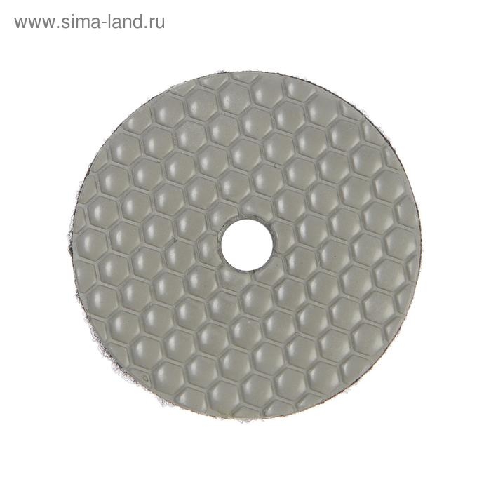 Алмазный гибкий шлифовальный круг ТУНДРА Алмазный гибкий шлифовальный круг ТУНДРА "Черепашка", для сухой шлифовки, 100 мм, № 3000