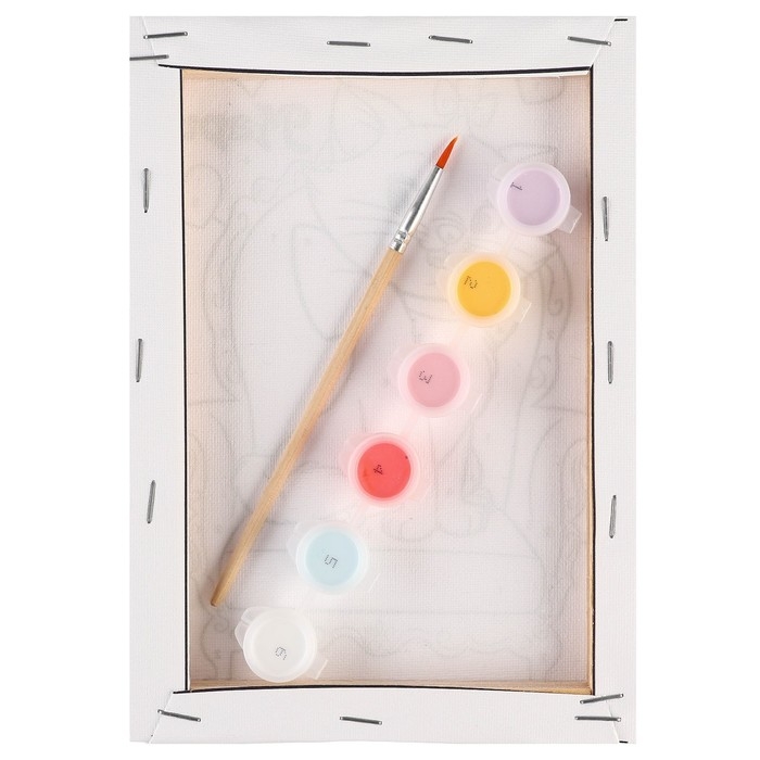 Картина по номерам для детей Картина по номерам для детей "Кошечка Мари" 21х15 см, Коты Аристократы