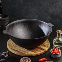 Котёл литой чугунный Magma, 5 л, крышка-сковорода Котёл литой чугунный Magma, 5 л, крышка-сковорода