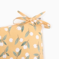 Сидушка на стул Этель "Цветы" цв.желтый, 40х40 см, 100% п/э Сидушка на стул Этель "Цветы" цв.желтый, 40х40 см, 100% п/э