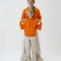 Худи детское Kirenga Kids 2.0, оранжевое, 10 лет