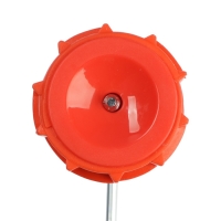 Валик декоративный ТУНДРА, резиновый, "кирпичи", рукоятка d=6 мм, 180 мм