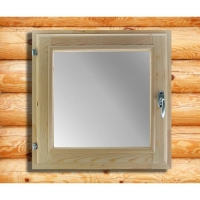 Окно, 50&times;50см, двойное стекло ХВОЯ