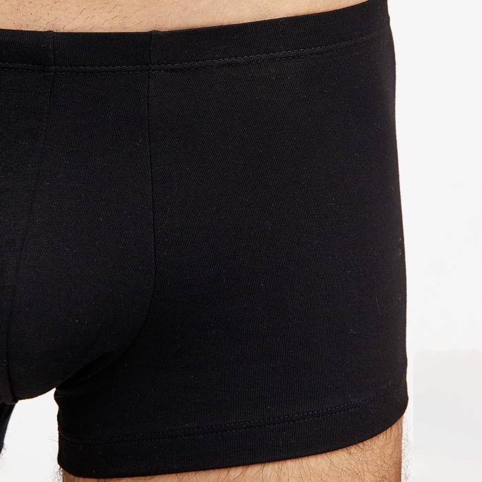 Трусы мужские боксеры, цвет чёрный, размер 48 (M)