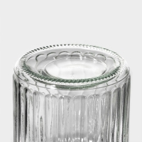 Банка стеклянная для сыпучих продуктов Доляна «Лада», 250 мл, 7,5×12 см Банка стеклянная для сыпучих продуктов Доляна «Лада», 250 мл, 7,5×12 см