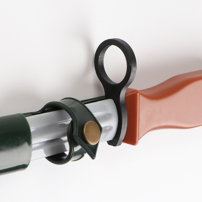 Штык-нож тренировочный, с ножнами, резиновый, 29.5 см Штык-нож тренировочный, с ножнами, резиновый, 29.5 см