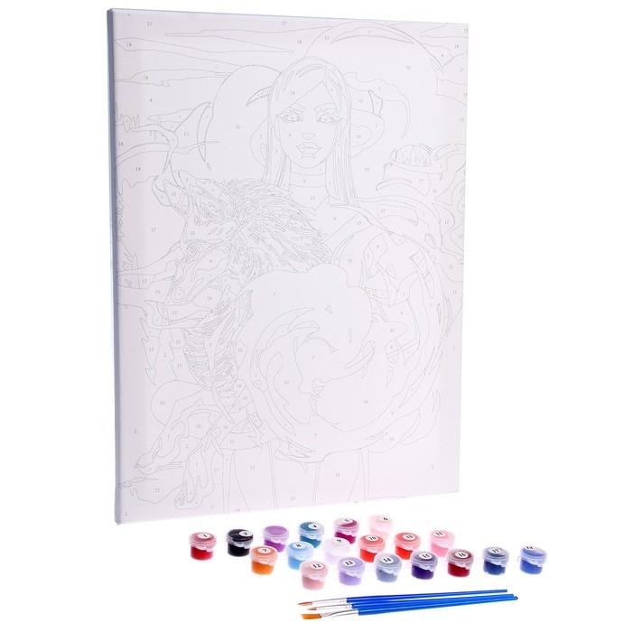 Картина по номерам на холсте с подрамником &laquo;Лиса&raquo;, 30х40 см