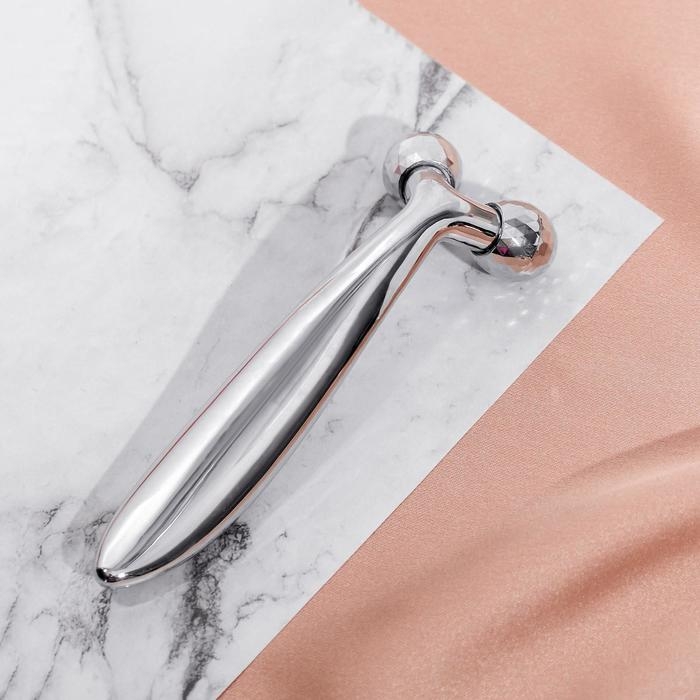 Массажер для лица роликовый, 3D «Вдохновляй красотой», 16 х 8 см Массажер для лица роликовый, 3D «Вдохновляй красотой», 16 х 8 см