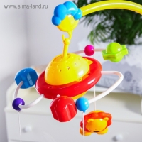 Мобиль музыкальный на кроватку &laquo;Джунгли&raquo;, с ночником