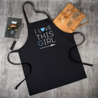 Фартук Этель I Love this girl 60х70 см, 100% хлопок, репс 210 г/м2 Фартук Этель I Love this girl 60х70 см, 100% хлопок, репс 210 г/м2