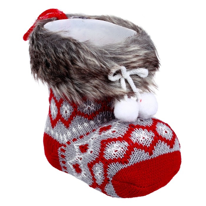 Конфетница &laquo;Сапожок&raquo;, с бомбошками