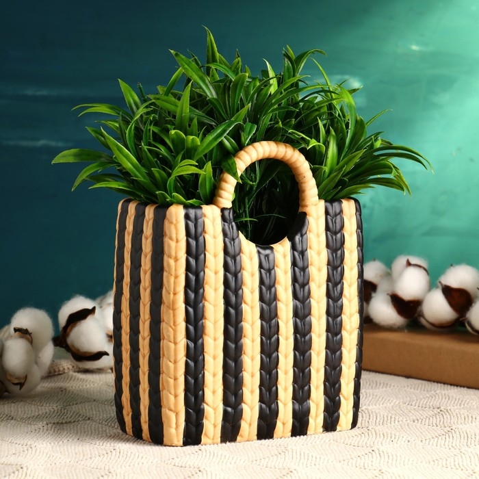 Кашпо - ваза "Бэкка" 18х13х8см