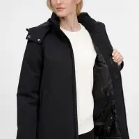 Куртка-парка унисекс Sfera, черная, размер M