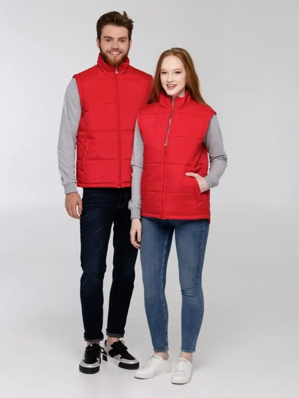 Жилет Kama красный, размер 4XL