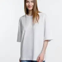 Футболка оверсайз унисекс Base Space, белая, размер XS/S Футболка оверсайз унисекс Base Space, белая, размер XS/S