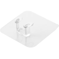 Крючки двойные самоклеящиеся, 10 шт, для бритвы, вилки, полотенец, 5,6&times;5,6 см