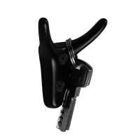 Крючок мебельный CAPPIO YAK, двухрожковый, черный