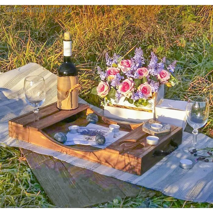 Поднос для вина &laquo;Выдержка&raquo;, 53,5&times;31&times;8,5 см