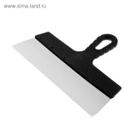 Шпатель фасадный ЛОМ, 300 мм, нержавеющая сталь, пластиковая рукоятка Шпатель фасадный ЛОМ, 300 мм, нержавеющая сталь, пластиковая рукоятка