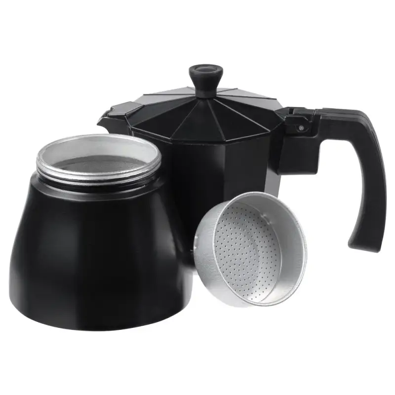 Гейзерная кофеварка Siena, черная Гейзерная кофеварка Siena, черная