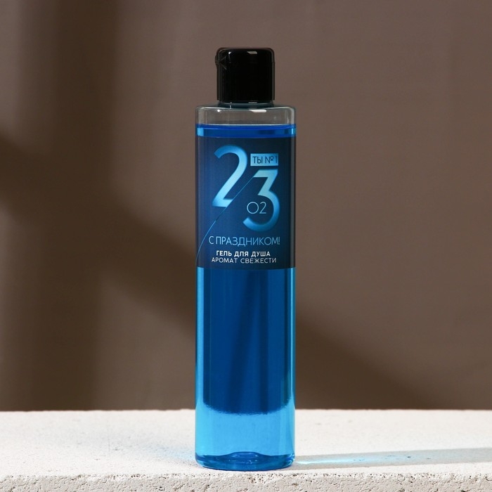 Гель для душа &laquo;С твоим днём!&raquo;, 250 мл, аромат свежести, HARD LINE
