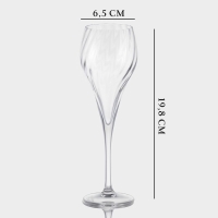 Бокал-флюте для шампанского Chef&Sommelier SYMETRIE, 190 мл, стекло Бокал-флюте для шампанского Chef&Sommelier SYMETRIE, 190 мл, стекло