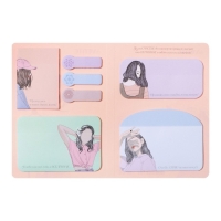 Набор блоков с липким краем 115 х 158 мм, deVENTE Mentality: 16x45 мм, 48x70 мм, 46x96 мм, 64x96 мм и 72x96 мм, 7 цветов х 20 листов , офсет Набор блоков с липким краем 115 х 158 мм, deVENTE Mentality: 16x45 мм, 48x70 мм, 46x96 мм, 64x96 мм и 72x96 мм, 7 цветов х 20 листов , офсет