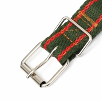 Ошейник брезентовый безразмерный двухслойный, 58 х 2,5 см, хаки/красный Ошейник брезентовый безразмерный двухслойный, 58 х 2,5 см, хаки/красный