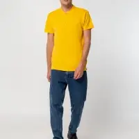 Рубашка поло мужская Summer 170 желтая, размер XS Рубашка поло мужская Summer 170 желтая, размер XS