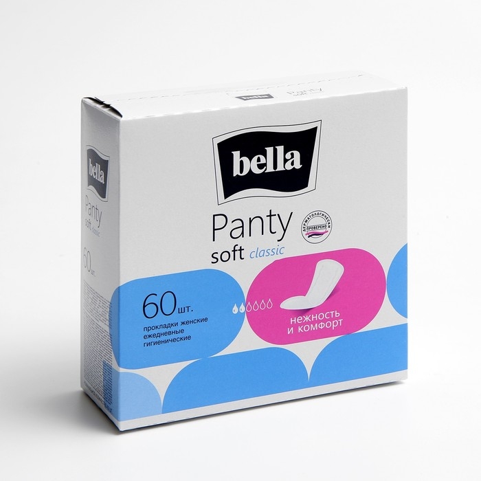 Ежедневные прокладки Bella Panty Soft Classic, 60 шт. Ежедневные прокладки Bella Panty Soft Classic, 60 шт.