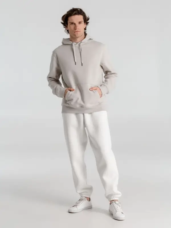 Толстовка с капюшоном унисекс King, дымчато-серая, размер XS