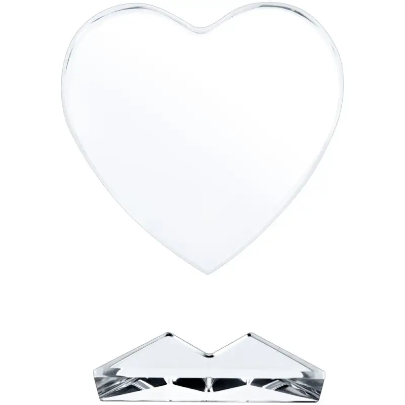 Стела Pictory Heart, прозрачная
