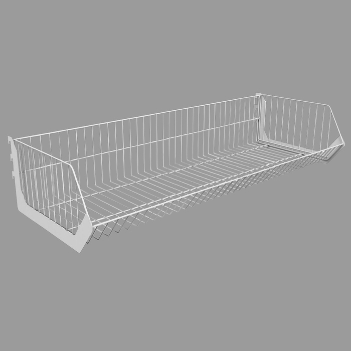 Корзина навесная в сборе 900×500×200 мм, цвет белый Корзина навесная в сборе 900×500×200 мм, цвет белый