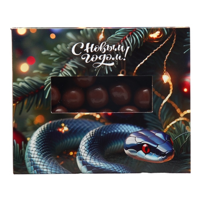 Шоколадное драже Шоколадное драже "Клубника в шоколаде", спящая змея, 100 г