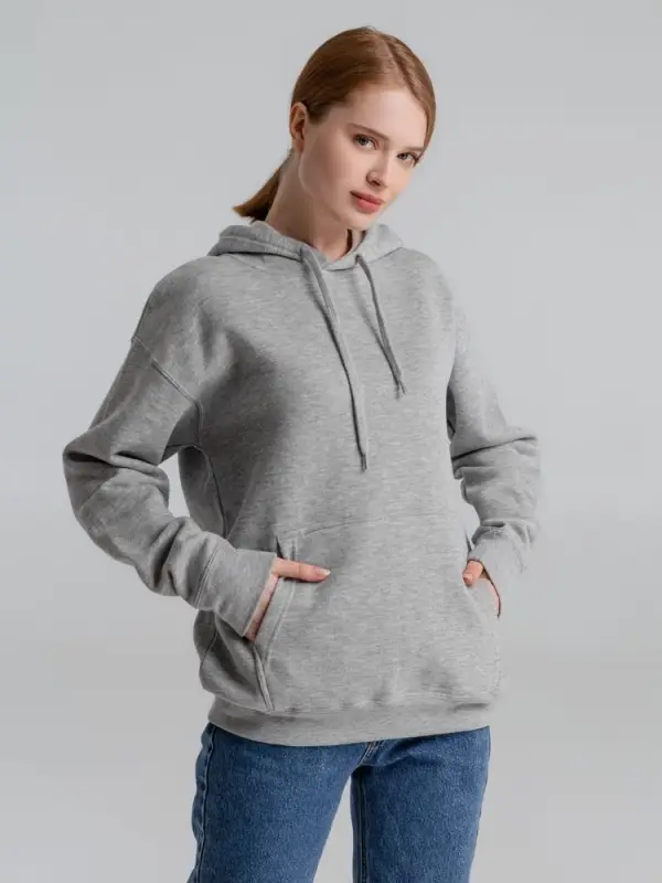 Толстовка с капюшоном Slam 320, серый меланж, размер XS Толстовка с капюшоном Slam 320, серый меланж, размер XS