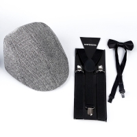 Новогодний карнавальный набор &laquo;Гангстер&raquo;, (козырек+подтяжки+бабочка), на новый год