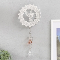 Ветряной колокольчик металл 3D "Колибри" с бусиной 13,5х13,5х31 см Ветряной колокольчик металл 3D "Колибри" с бусиной 13,5х13,5х31 см