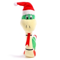 Новый год! Мягкая игрушка &laquo;Змея в новогодней шапочке&raquo;