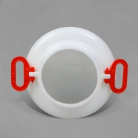 Фляга пищевая, 30 л, горловина 19,5 см, 2 ручки, белая