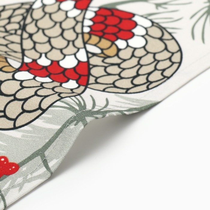 Новый год. Символ года. Змея. Полотенце кухонное: Новый год &laquo;Этель&raquo; Теплых пожеланий 40х70 см, 100% хл, саржа 190 г/м2