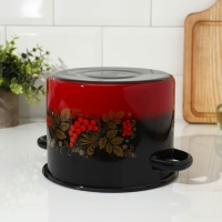 Кастрюля эмалированная, 3,5 л, цвет МИКС Кастрюля эмалированная, 3,5 л, цвет МИКС